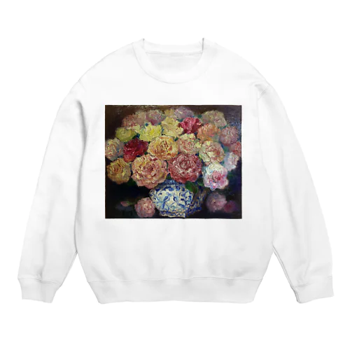 YOSHIKO MIYAHARA 「薔薇」 Crew Neck Sweatshirt