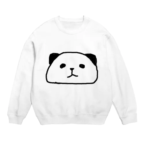 シンプル過ぎるくらいがちょうどいいぱんだ Crew Neck Sweatshirt