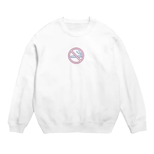 neon non-smoking Crew Neck Sweatshirt