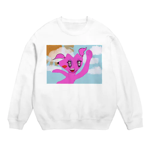 ササミフライくん Crew Neck Sweatshirt