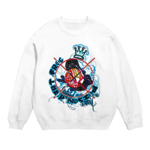 Poison_dart_frog Crew Neck Sweatshirt