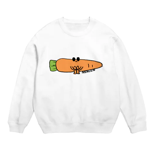 にんじん君 Crew Neck Sweatshirt