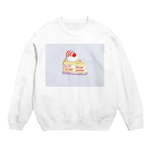 ミルクレープ Crew Neck Sweatshirt