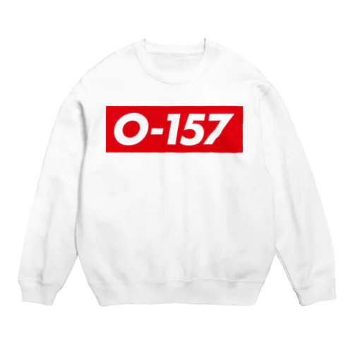 O-157ボックスロゴ Crew Neck Sweatshirt