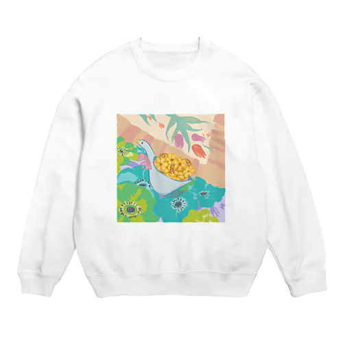 pastel spring Crew Neck Sweatshirt