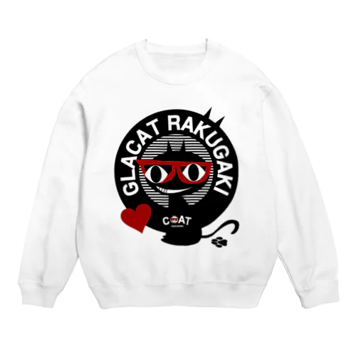 僕お気に入りのエンブレム Crew Neck Sweatshirt