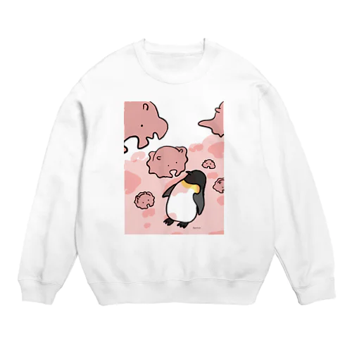 晴れときどきメンダコ Crew Neck Sweatshirt