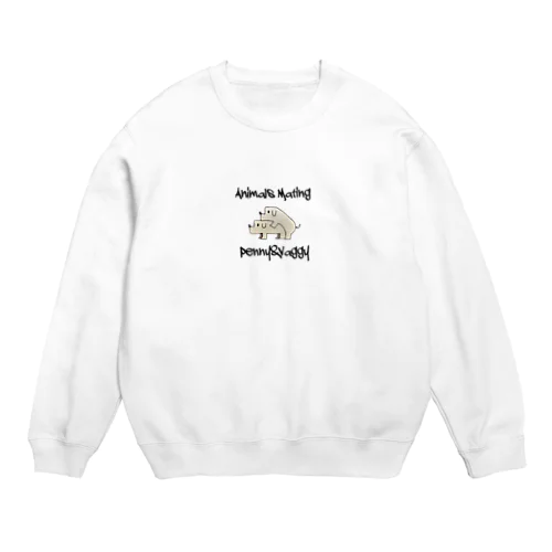 Dogs  Mating(犬の交尾) Crew Neck Sweatshirt