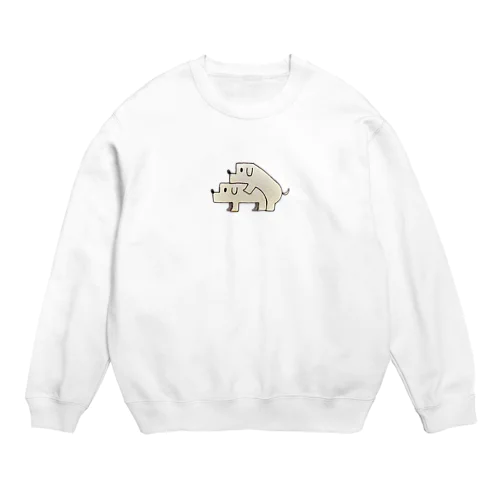 Dogs  Mating(犬の交尾) Crew Neck Sweatshirt