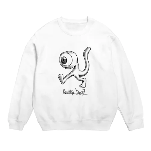 Walking_eYe Crew Neck Sweatshirt