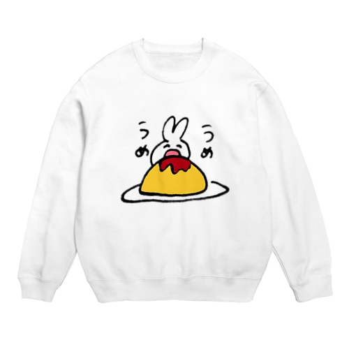 うめうさぴ Crew Neck Sweatshirt