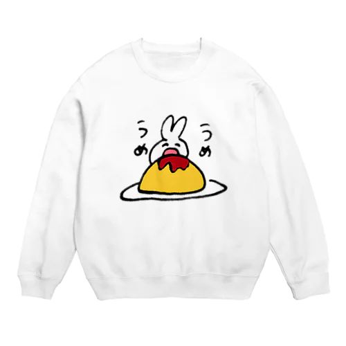 うめうさぴ Crew Neck Sweatshirt