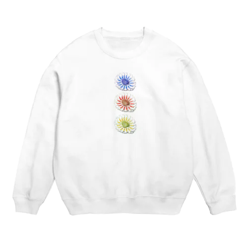 お花_Flower Crew Neck Sweatshirt