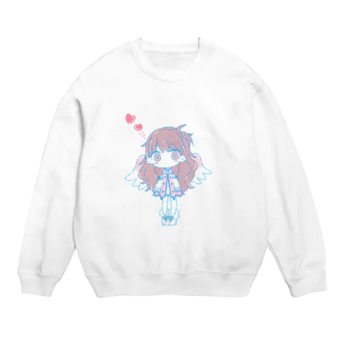 天使ちゃん Crew Neck Sweatshirt