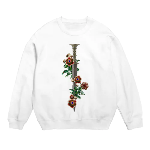 お花の剣 Crew Neck Sweatshirt