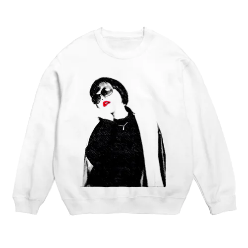 真紅 Crew Neck Sweatshirt