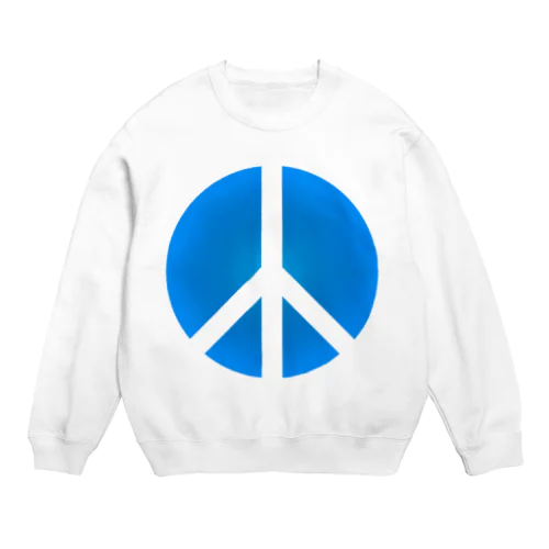 Peace_Symbol Crew Neck Sweatshirt