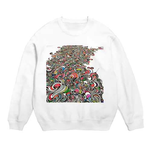 紋様 Crew Neck Sweatshirt