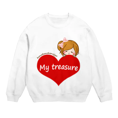 My treasure　わたしの宝物 Crew Neck Sweatshirt