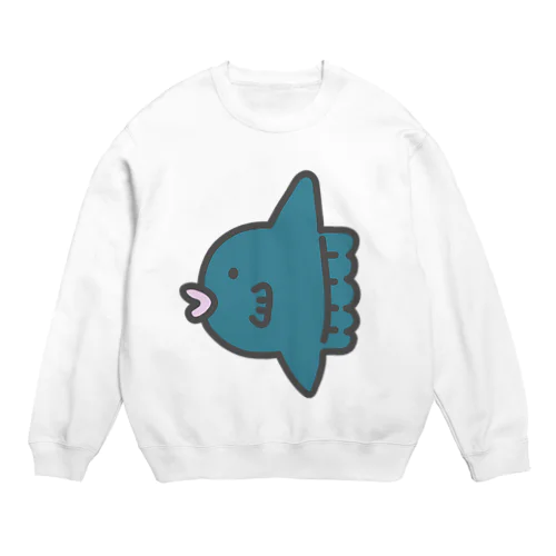 しんぷる まんぼう Crew Neck Sweatshirt