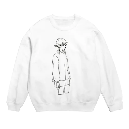 女 Crew Neck Sweatshirt