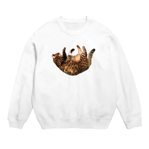 落ちねこ Crew Neck Sweatshirt