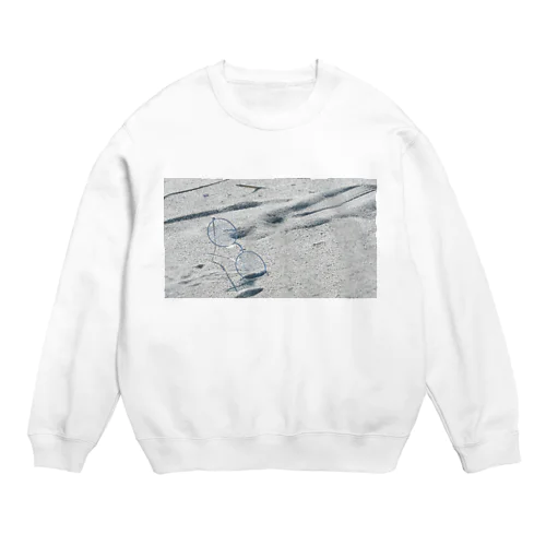 153アートプリントスウェット(Ｓｅａ) Crew Neck Sweatshirt