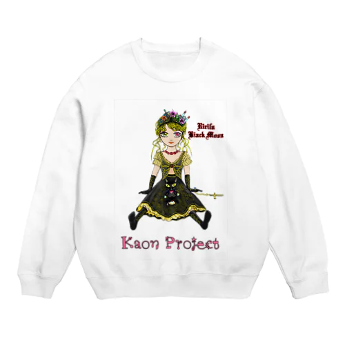 Kaon Project(リリス　ブラックムーン） Crew Neck Sweatshirt