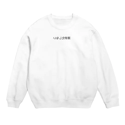 液状化しない Crew Neck Sweatshirt