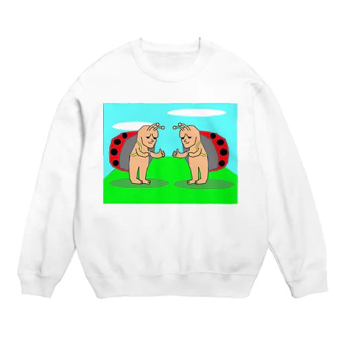 どうみても天道虫の兄弟 Crew Neck Sweatshirt