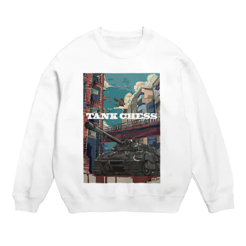 Tank  chess Crew Neck Sweatshirt