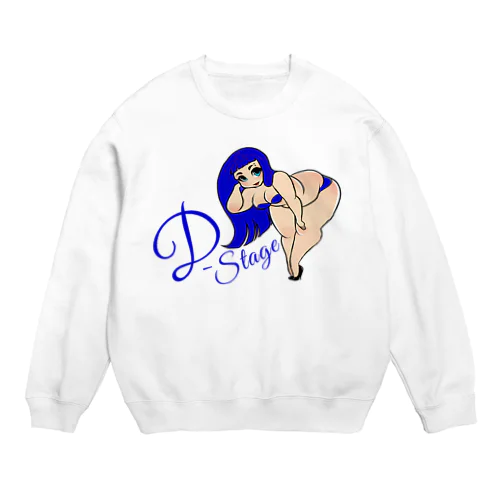 D-stage公式ロゴグッズ Crew Neck Sweatshirt