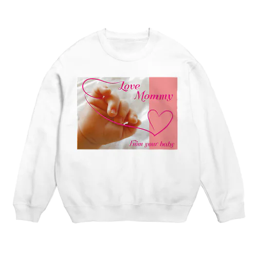 Love mommy-happy baby hands-ハッピーベイビーハンズ-  スウェット