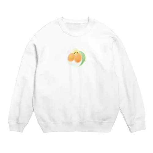 癒しの枇杷 Crew Neck Sweatshirt