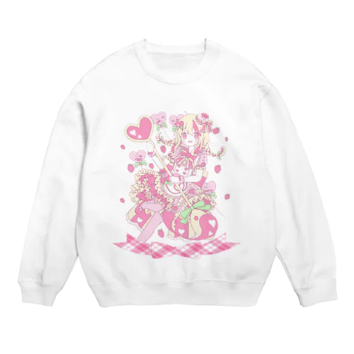 いちごショートケーキの魔法少女 Crew Neck Sweatshirt