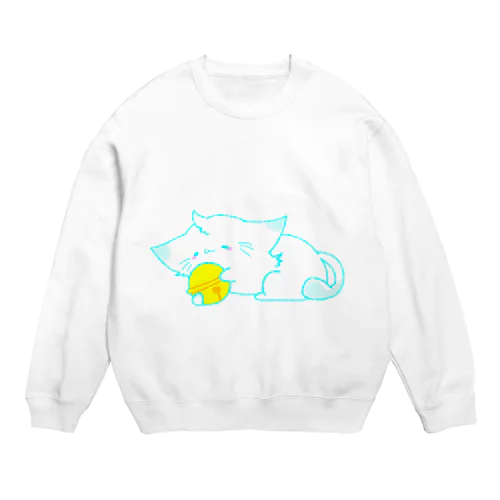 猫化みるきぃ Crew Neck Sweatshirt