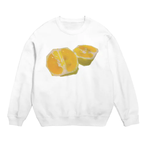 夏の柑橘② Crew Neck Sweatshirt