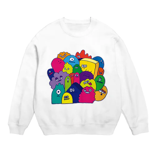 モンスターがいっぱい Crew Neck Sweatshirt