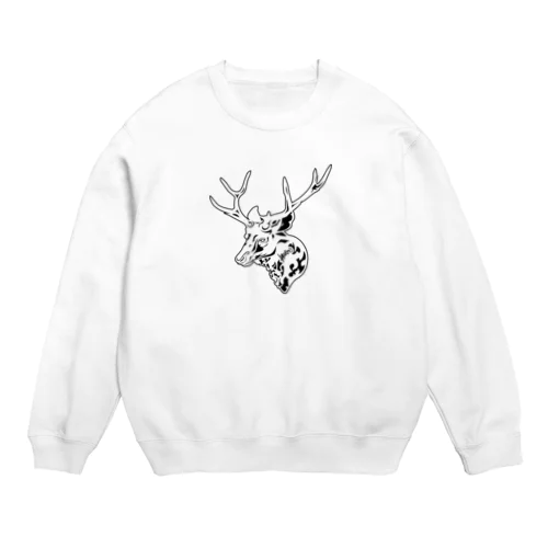 ニホンジカ Crew Neck Sweatshirt