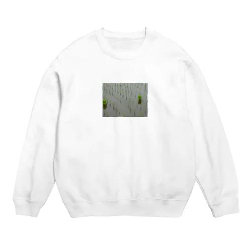 田植え Crew Neck Sweatshirt