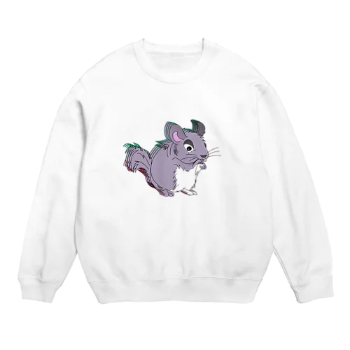 NAUGHTY CHINCHILLA Crew Neck Sweatshirt