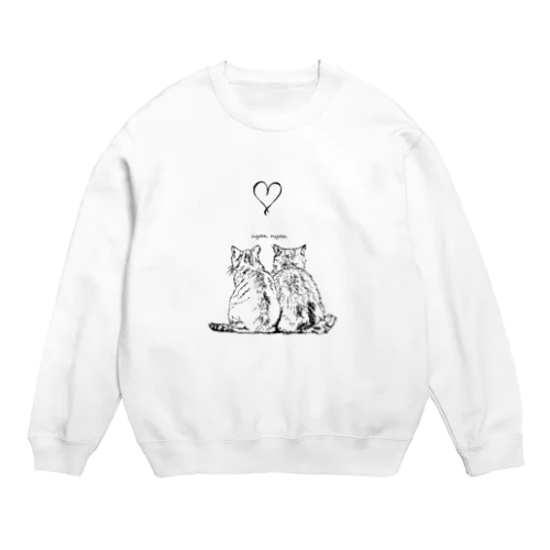 nyan,nyan Crew Neck Sweatshirt