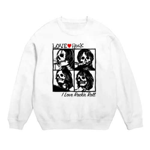 LOVE ROCK Crew Neck Sweatshirt