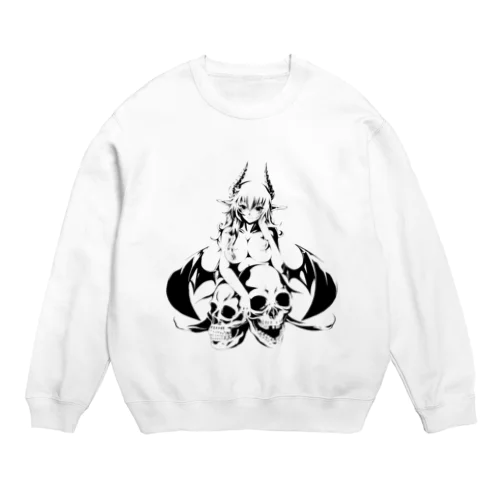 smiley Devil Crew Neck Sweatshirt