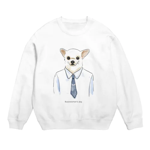 働く犬 Crew Neck Sweatshirt