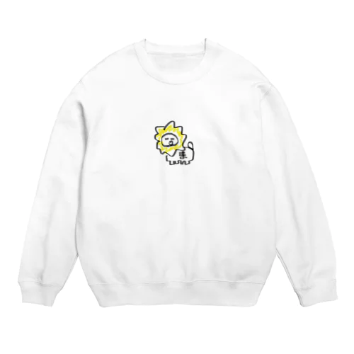 ライオンくん　まver Crew Neck Sweatshirt