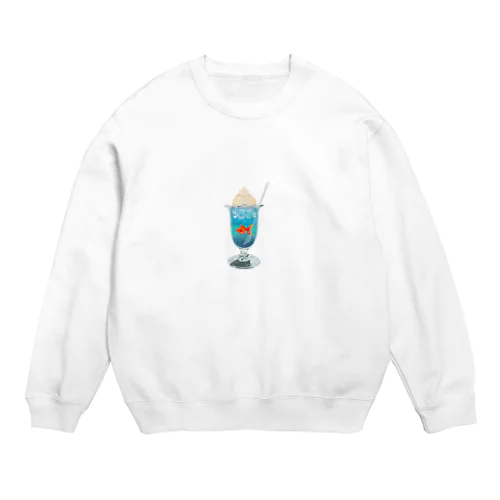 憧れのクリームソーダ Crew Neck Sweatshirt