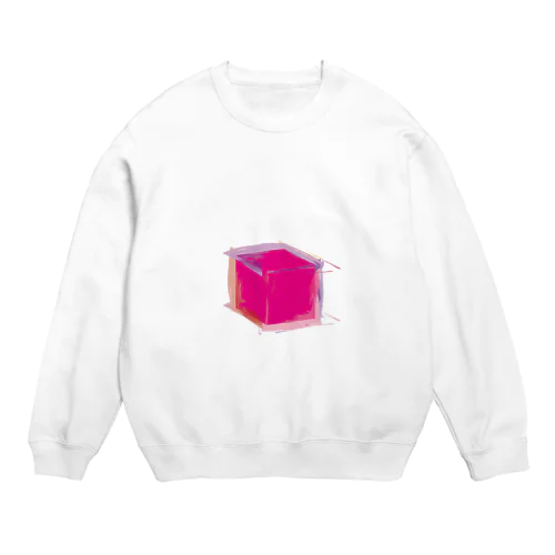 PINK　box Crew Neck Sweatshirt