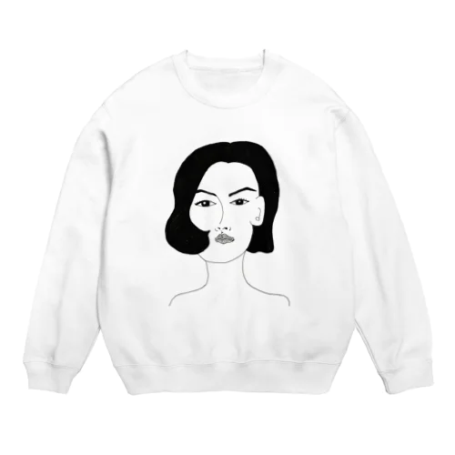 アジアンガール Crew Neck Sweatshirt