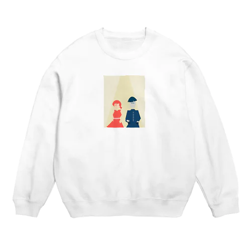 男女コンビ Crew Neck Sweatshirt